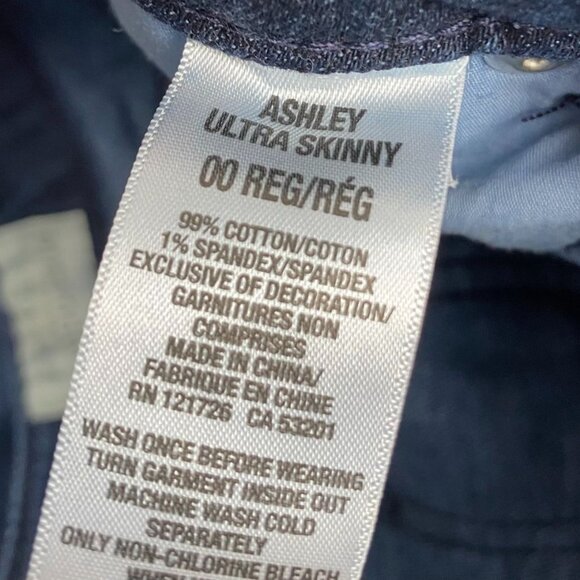 Aeropostale Womans Jeans 00 Ashley Ultra Skinny Cotton & Spandex Blend Denim - Picture 4 of 9